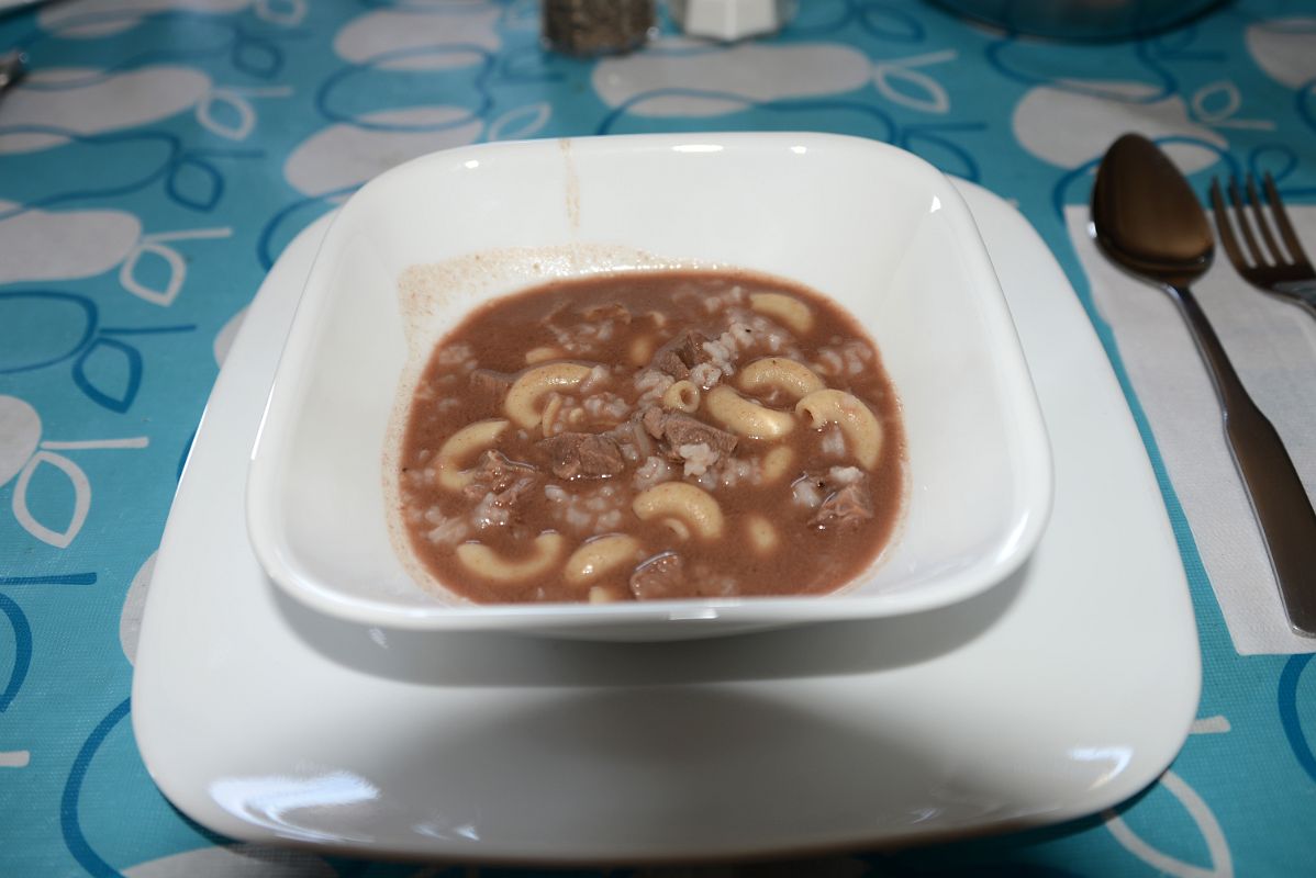 09B Local Guide Eileen Jacobson Fed Us Caribou Soup In Her Kitchen On Arctic Ocean Tuk Tour In Tuktoyaktuk Northwest Territories